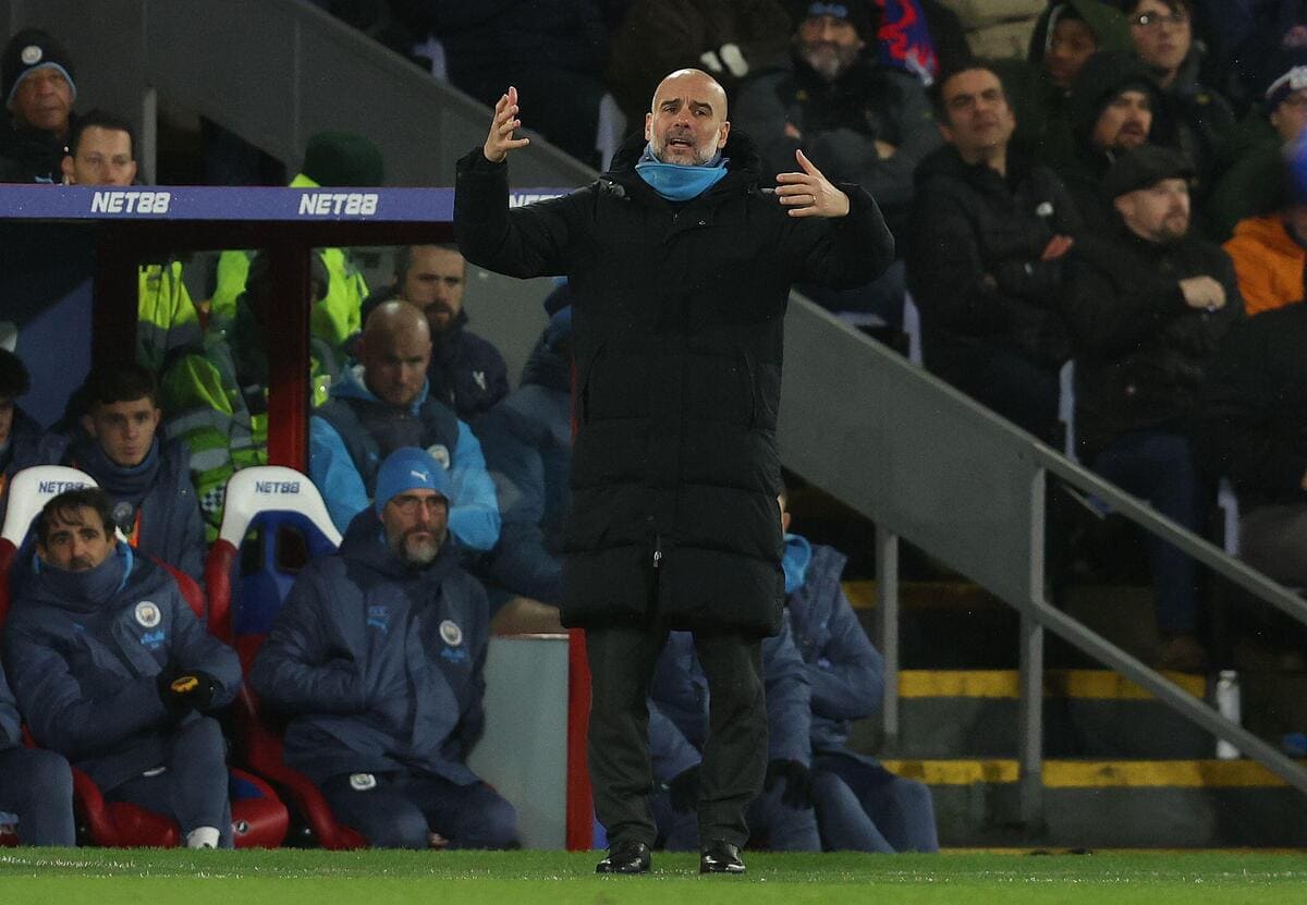 Crystal Palace 2-2 Manchester City: City’s title hopes hang in the balance