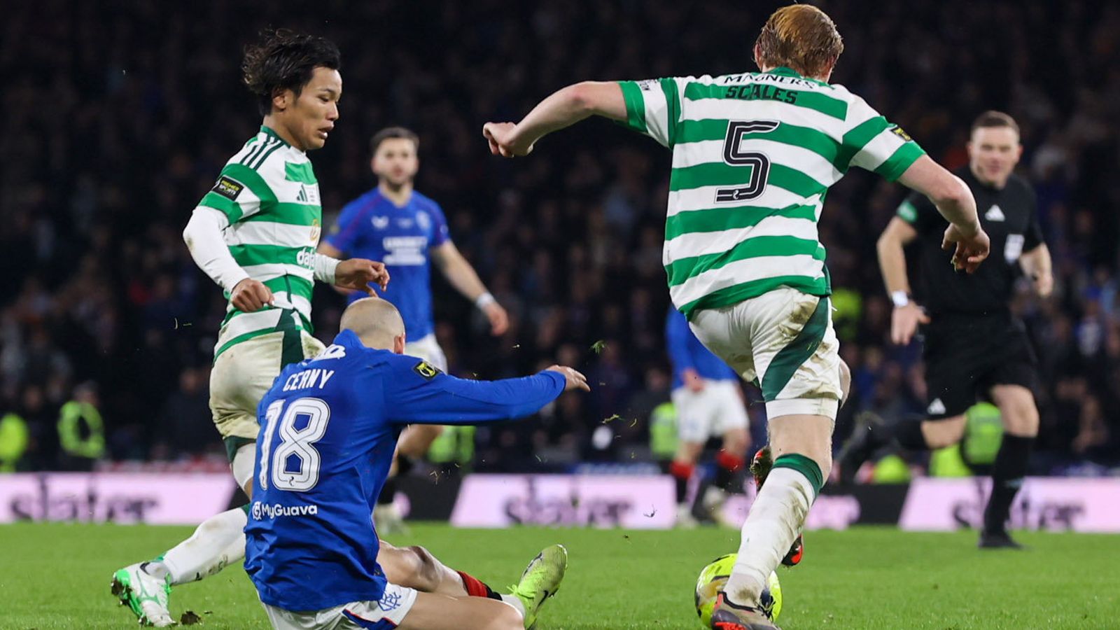 Scottish League Cup final: Philippe Clement and Brendan Rodgers’ react to fallout after Rangers’ denied penalty vs Celtic | Football News